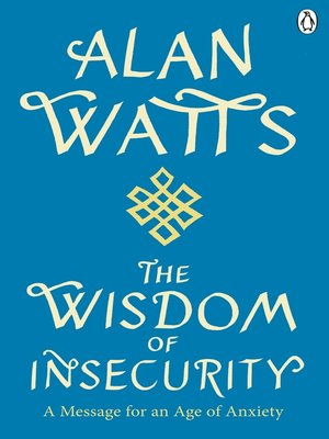 cover image of Wisdom of Insecurity